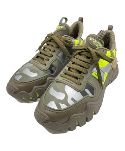 VALENTINO GARAVANI（ヴァレンティノ・ガラヴァーニ）VALENTINO GARAVANI (ヴァレンティノ・ガラヴァーニ) スニーカー グリーン サイズ:44の古着・服飾アイテム