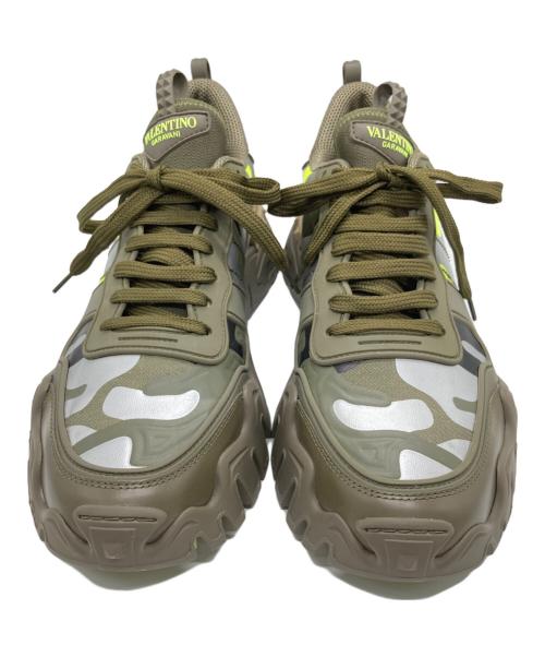VALENTINO GARAVANI（ヴァレンティノ・ガラヴァーニ）VALENTINO GARAVANI (ヴァレンティノ・ガラヴァーニ) スニーカー グリーン サイズ:44の古着・服飾アイテム