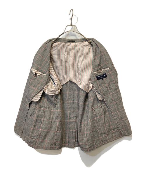COMME des GARCONS HOMME（コムデギャルソン オム）COMME des GARCONS HOMME (コムデギャルソン オム) 千鳥格子テーラードジャケット グレー サイズ:Mの古着・服飾アイテム