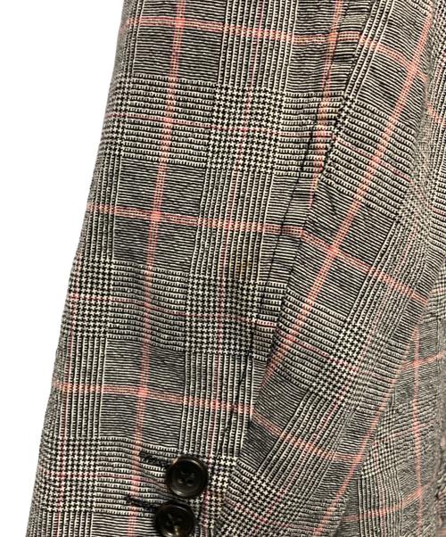 COMME des GARCONS HOMME（コムデギャルソン オム）COMME des GARCONS HOMME (コムデギャルソン オム) 千鳥格子テーラードジャケット グレー サイズ:Mの古着・服飾アイテム