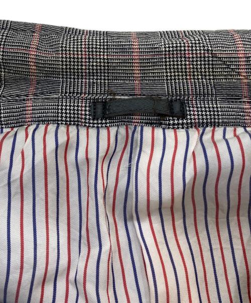 COMME des GARCONS HOMME（コムデギャルソン オム）COMME des GARCONS HOMME (コムデギャルソン オム) 千鳥格子テーラードジャケット グレー サイズ:Mの古着・服飾アイテム