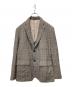 COMME des GARCONS HOMME（コムデギャルソン オム）の古着「千鳥格子テーラードジャケット」｜グレー