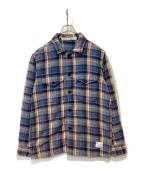 BLUE SAKURAブルーサクラ）の古着「CPO JACKET ［CHECK］」｜ブルー