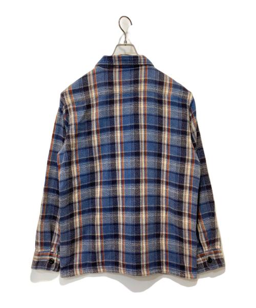 BLUE SAKURA（ブルーサクラ）blue sakura (ブルーサクラ) CPO JACKET ［CHECK］ ブルー サイズ:3の古着・服飾アイテム