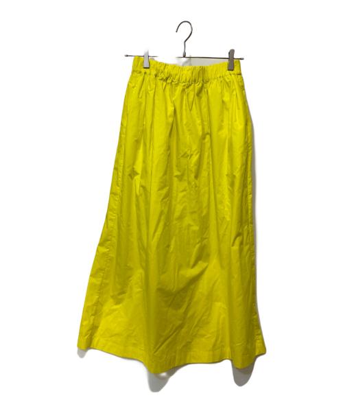 Ron Herman（ロンハーマン）Ron Herman (ロンハーマン) John Partridge (ジョンパートリッジ) ギャザーオーガニックコットンスカート イエロー サイズ:13の古着・服飾アイテム