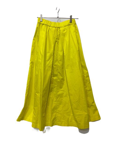 Ron Herman（ロンハーマン）Ron Herman (ロンハーマン) John Partridge (ジョンパートリッジ) ギャザーオーガニックコットンスカート イエロー サイズ:13の古着・服飾アイテム