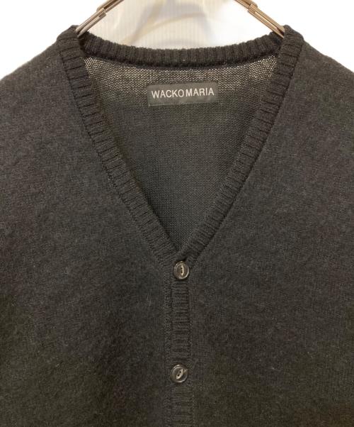 WACKO MARIA（ワコマリア）WACKO MARIA (ワコマリア) MOHAIR KNIT CARDIGAN ブラック サイズ:Ｌの古着・服飾アイテム