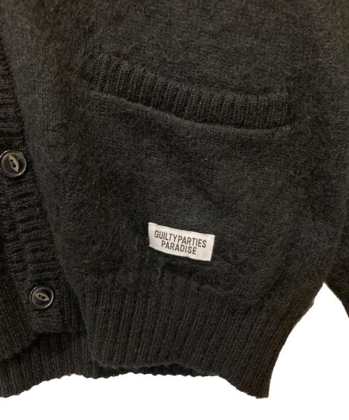 WACKO MARIA（ワコマリア）WACKO MARIA (ワコマリア) MOHAIR KNIT CARDIGAN ブラック サイズ:Ｌの古着・服飾アイテム