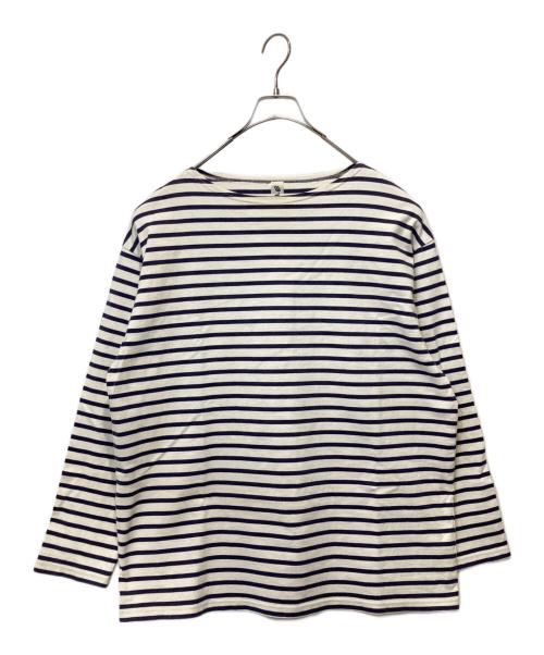 LE（エルイー）LE (エルイー) ワイドバスクカットソー ホワイト サイズ:Ｌの古着・服飾アイテム