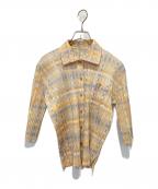 PLEATS PLEASEプリーツプリーズ）の古着「プリーツシャツ」｜イエロー