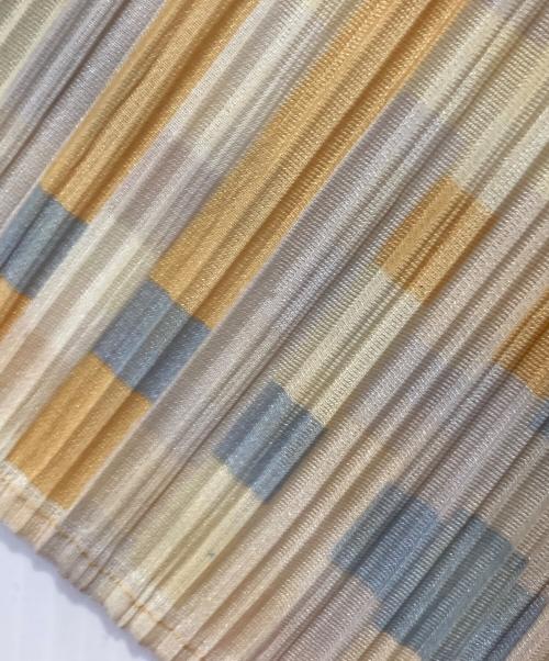 PLEATS PLEASE（プリーツプリーズ）PLEATS PLEASE (プリーツプリーズ) プリーツシャツ イエロー サイズ:4の古着・服飾アイテム