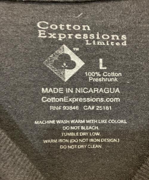 Cotton Expression Limited（コットン エクスプレッション リミテッド）Cotton Expression Limited (コットン エクスプレッション リミテッド) プリントTシャツ ブラック サイズ:Ｌの古着・服飾アイテム