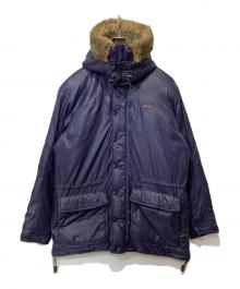 POLO RALPH LAUREN（ポロ・ラルフローレン）の古着「ファーフーデッドジャケット」｜パープル