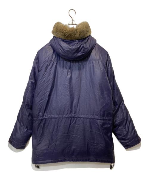 POLO RALPH LAUREN（ポロ・ラルフローレン）POLO RALPH LAUREN (ポロ・ラルフローレン) ファーフーデッドジャケット パープル サイズ:Ｌの古着・服飾アイテム