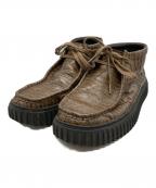 CLARKS×MARTINE ROSEクラークス×マーティン・ローズ）の古着「CUR TORHILL HI」｜ブラウン