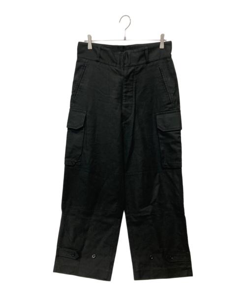 blurhms ROOTSTOCK（ブラームスルーツストック）blurhms ROOTSTOCK (ブラームスルーツストック) コットンサージM47パンツ ブラック サイズ:２の古着・服飾アイテム