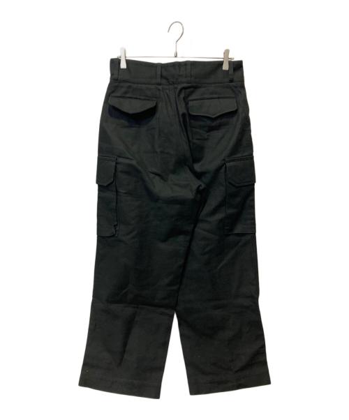 blurhms ROOTSTOCK（ブラームスルーツストック）blurhms ROOTSTOCK (ブラームスルーツストック) コットンサージM47パンツ ブラック サイズ:２の古着・服飾アイテム
