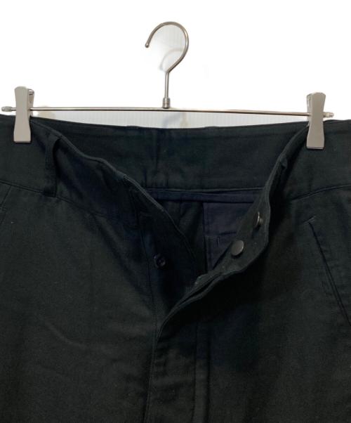 blurhms ROOTSTOCK（ブラームスルーツストック）blurhms ROOTSTOCK (ブラームスルーツストック) コットンサージM47パンツ ブラック サイズ:２の古着・服飾アイテム