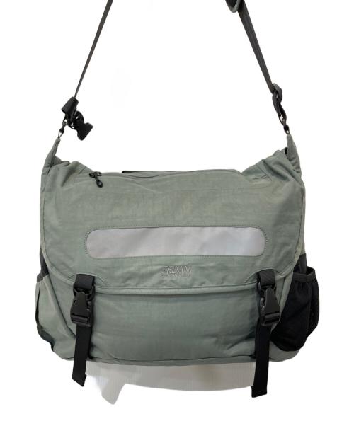 SEDAN ALL-PURPOSE（セダンオールパーパス）SEDAN ALL-PURPOSE (セダンオールパーパス) Overdyed Nylon Messenger Bag イエローの古着・服飾アイテム