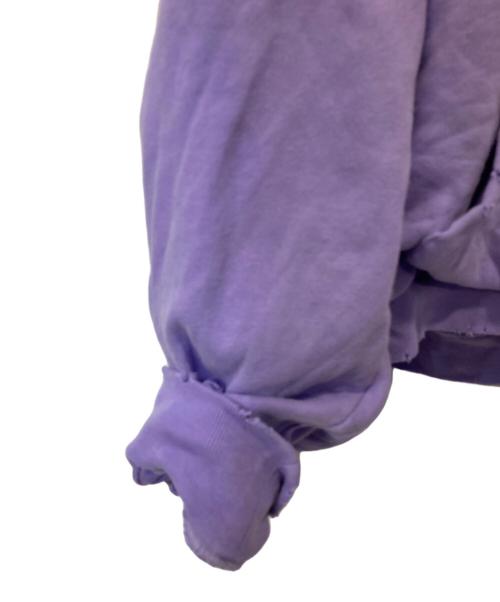 BALENCIAGA（バレンシアガ）BALENCIAGA (バレンシアガ) Caps Destroyed Hoodi パープル サイズ:XSの古着・服飾アイテム