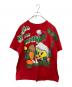 LOONEY TUNES（ルーニーチューンズ）の古着「トゥイーティープリントT」｜レッド