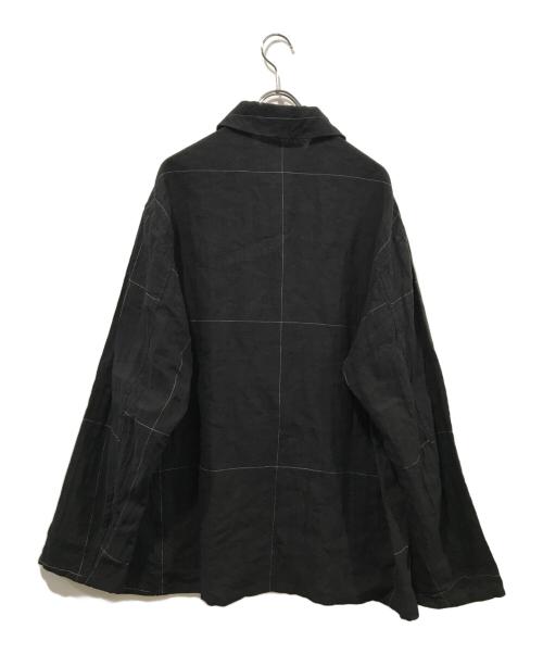 KAPTAIN SUNSHINE（キャプテンサンシャイン）KAPTAIN SUNSHINE (キャプテンサンシャイン) Work Shirt Jacket ブラック サイズ:40の古着・服飾アイテム