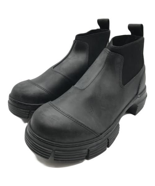 GANNI（ガニー）Ganni (ガニー) ラバーブーツ ブラック サイズ:36の古着・服飾アイテム