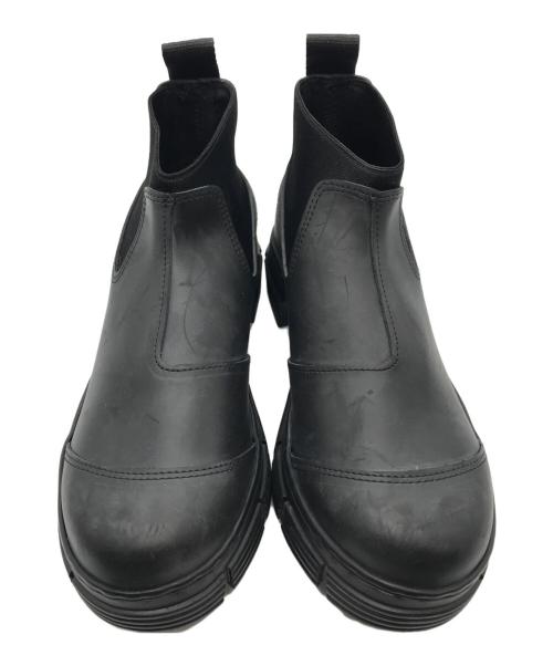 GANNI（ガニー）Ganni (ガニー) ラバーブーツ ブラック サイズ:36の古着・服飾アイテム