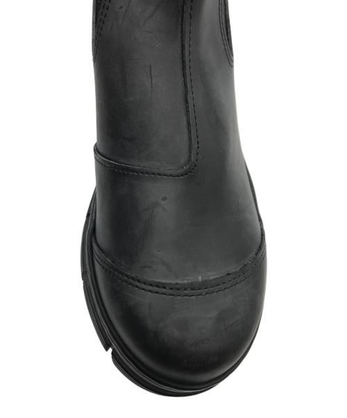 GANNI（ガニー）Ganni (ガニー) ラバーブーツ ブラック サイズ:36の古着・服飾アイテム