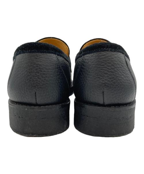 EDIFICE（エディフィス）EDIFICE (エディフィス) HIROSHI TSUBOUCHI (ヒロシツボウチ) コインローファー ブラック サイズ:7の古着・服飾アイテム