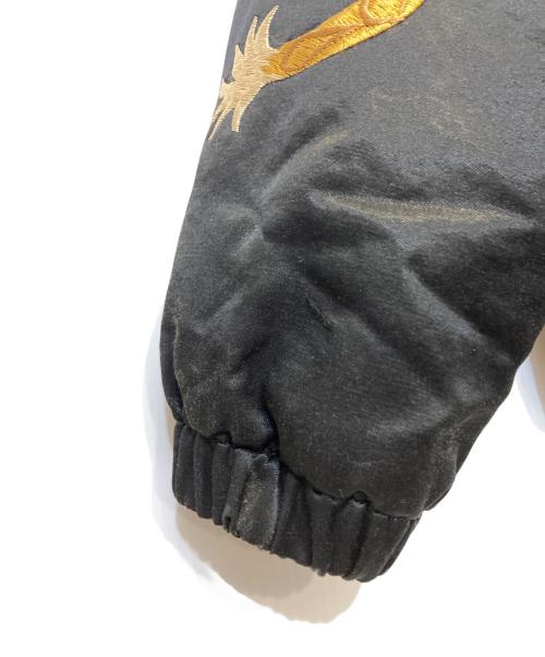 GLORY BOUND（グローリーバウンド）GLORY BOUND (グローリーバウンド) ドラゴン刺繍サテンジャケット ブラック サイズ:Ｌの古着・服飾アイテム