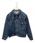 New Manualニュー・マニュアル）の古着「＃001 LV T-BACK DENIM JACKET」｜インディゴ