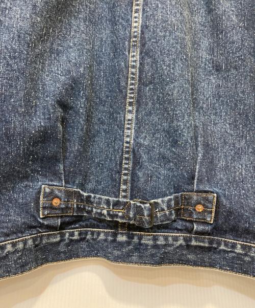 New Manual（ニュー・マニュアル）NEW MANUAL (ニュー・マニュアル) ＃001 LV T-BACK DENIM JACKET インディゴ サイズ:FREEの古着・服飾アイテム