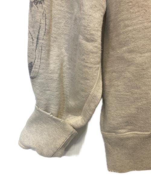 SAINT MICHAEL（セントマイケル）SAINT MICHAEL (セントマイケル) 20AW SM2 CREW SWEAT ベージュ サイズ:XLの古着・服飾アイテム