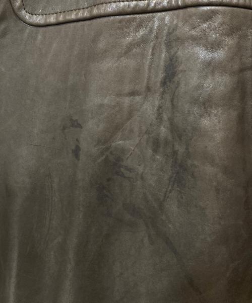 NAUTICA（ノーティカ）NAUTICA (ノーティカ) レザーカーコート ブラウン サイズ:46の古着・服飾アイテム