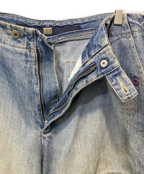 MARITHE+FRANCOIS GIRBAUD（マリテフランソワジルボー）MARITHE+FRANCOIS GIRBAUD (マリテフランソワジルボー) シャトルデニムパンツ ブルー サイズ:36の古着・服飾アイテム