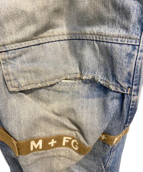 MARITHE+FRANCOIS GIRBAUD（マリテフランソワジルボー）MARITHE+FRANCOIS GIRBAUD (マリテフランソワジルボー) シャトルデニムパンツ ブルー サイズ:36の古着・服飾アイテム