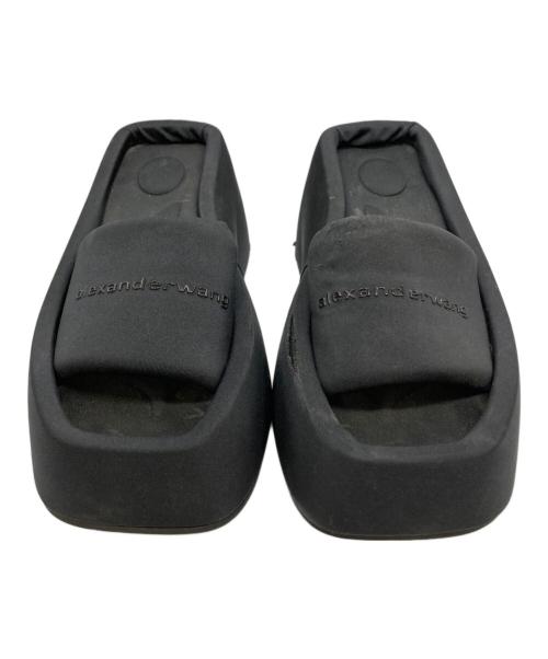 ALEXANDER WANG（アレキサンダー・ワン）ALEXANDER WANG (アレキサンダーワン) TAJI プラットフォームサンダル ブラック サイズ:37の古着・服飾アイテム
