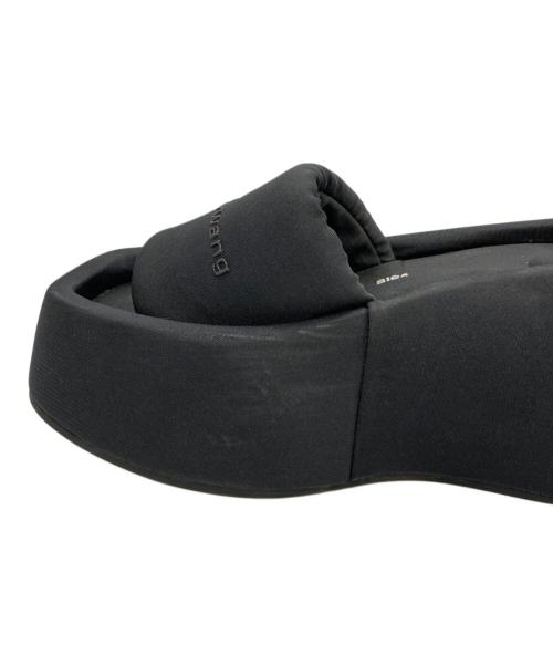 ALEXANDER WANG（アレキサンダー・ワン）ALEXANDER WANG (アレキサンダーワン) TAJI プラットフォームサンダル ブラック サイズ:37の古着・服飾アイテム