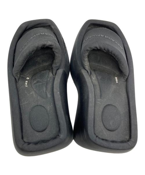 ALEXANDER WANG（アレキサンダー・ワン）ALEXANDER WANG (アレキサンダーワン) TAJI プラットフォームサンダル ブラック サイズ:37の古着・服飾アイテム