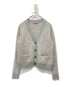 Acne studiosアクネ ストゥディオス）の古着「モヘアカーディガン」｜スカイブルー