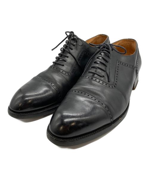 J.M.WESTON（ジェイエムウエストン）J.M.WESTON (ジェイエムウエストン) クォータブローグ ブラック サイズ:8Dの古着・服飾アイテム