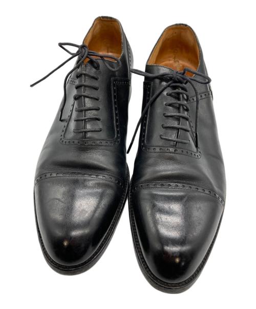 J.M.WESTON（ジェイエムウエストン）J.M.WESTON (ジェイエムウエストン) クォータブローグ ブラック サイズ:8Dの古着・服飾アイテム