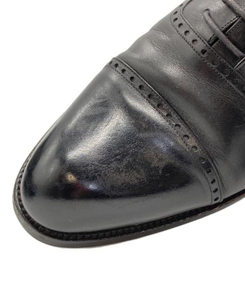 J.M.WESTON（ジェイエムウエストン）J.M.WESTON (ジェイエムウエストン) クォータブローグ ブラック サイズ:8Dの古着・服飾アイテム