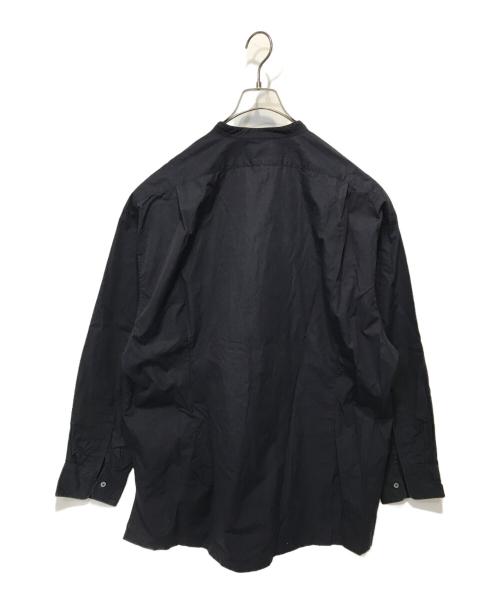 Graphpaper（グラフペーパー）Graphpaper (グラフペーパー) バンドカラーシャツ ネイビー サイズ:Freeの古着・服飾アイテム