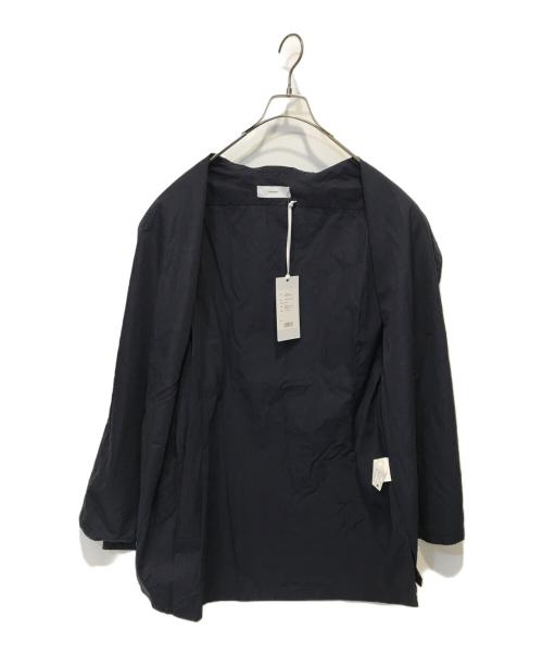 Graphpaper（グラフペーパー）Graphpaper (グラフペーパー) バンドカラーシャツ ネイビー サイズ:Freeの古着・服飾アイテム