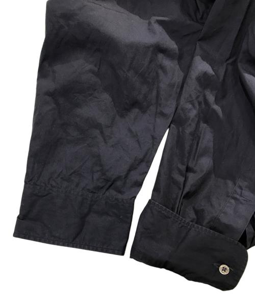 Graphpaper（グラフペーパー）Graphpaper (グラフペーパー) バンドカラーシャツ ネイビー サイズ:Freeの古着・服飾アイテム