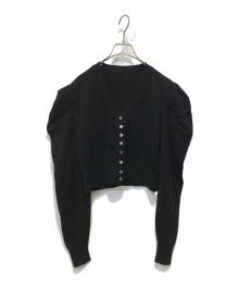 cygne（シーニュ）の古着「ハートカーディガン」｜ブラック