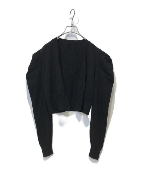 cygne（シーニュ）cygne (シーニュ) ハートカーディガン ブラック サイズ:表記無しの古着・服飾アイテム