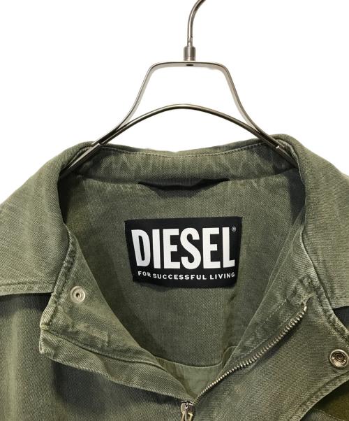 DIESEL（ディーゼル）DIESEL (ディーゼル) カットオフデニムジャケット ブラック サイズ:Sの古着・服飾アイテム